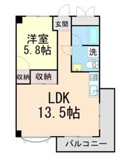 シルバーハイツの間取り画像