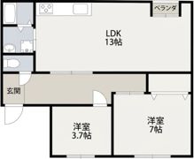 三喜マンションの間取り画像