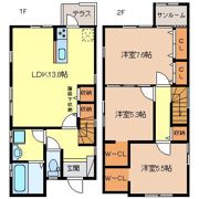 下新本町戸建の間取り画像