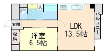 千里ハイツの間取り画像