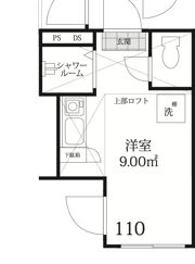 ロンジェスマン三宿の間取り画像