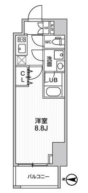 ALTERNA菊川Ⅱの間取り画像