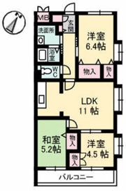 グランリューくるめ木の間取り画像