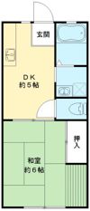 メゾンフジの間取り画像