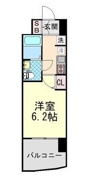 セレニテ三宮プリエの間取り画像