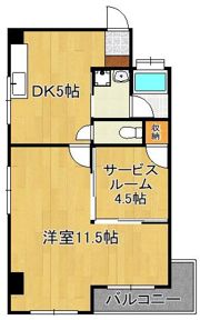 シェリール井堀通りの間取り画像