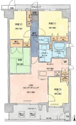 間取図