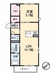 Haus牛田本町通りの間取り画像