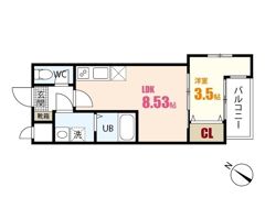 N residenceの間取り画像