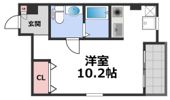 オズレジデンス今里Ⅲの間取り画像
