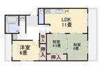 第二コーポ安部の間取り画像