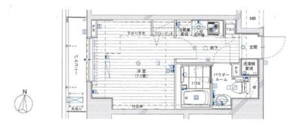 メインステージ錦糸町ⅠVの間取り画像