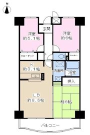 グランドソーワ今福鶴見の間取り画像