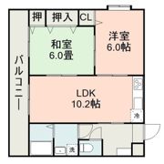 エトワールマンション三里木の間取り画像