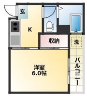 コーポステーションサイドコシべの間取り画像