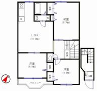 オークガーデンの間取り画像