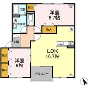 リバーサイドシャトー ABCの間取り画像