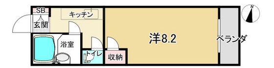 T-Forest可部Ⅰの間取り画像