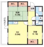 東都マンションの間取り画像
