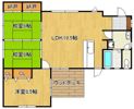 芦屋町山鹿貸家の間取り画像