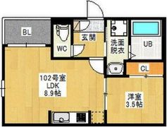 REGALESTナゴヤドーム南の間取り画像