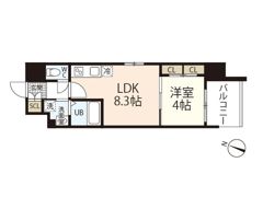 LaSante観音本町の間取り画像