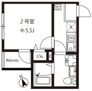 モダンアパートメント上板橋の間取り画像