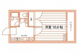 YNG西坂Ⅴの間取り画像