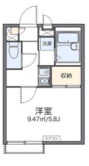 レオパレスきのした荘の間取り画像