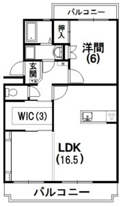 初生パークハイツの間取り画像