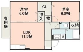 グランメール D棟の間取り画像