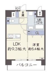 ノブレ梅北の間取り画像