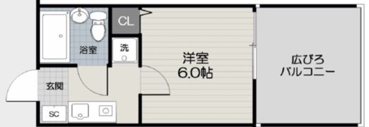 パシフィック大今里の間取り画像