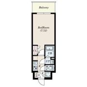 S-RESIDENCE難波大国町dominaの間取り画像
