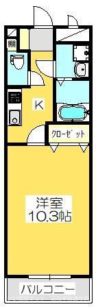 ディアパレスの間取り画像