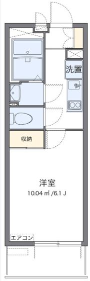 レオパレスガーデンハウスWの間取り画像