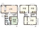 美鈴が丘西戸建ての間取り画像
