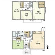 横川町戸建の間取り画像