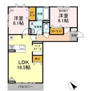 ローズ多治米の間取り画像
