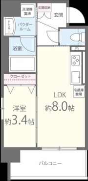 Le・CIEL天王寺の間取り画像