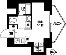AXAS新宿TOWERS EASTの間取り画像