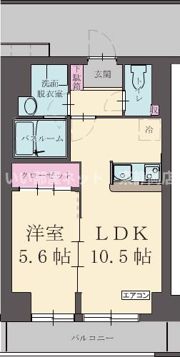 エイトバード東静岡の間取り画像