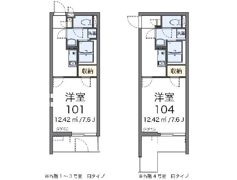 クレイノリーブル横浜の間取り画像