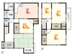 山本6丁目戸建 Ⅰの間取り画像