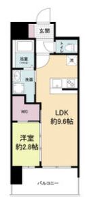 セレニテ難波グランデシュッドの間取り画像