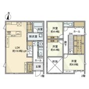 蓮沼戸建の間取り画像