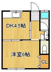 コーポ山本の間取り画像