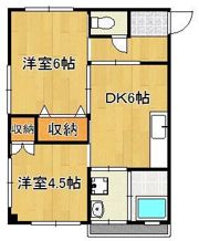 コーポ山本の間取り画像
