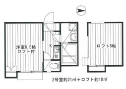 キャスル松庵の間取り画像