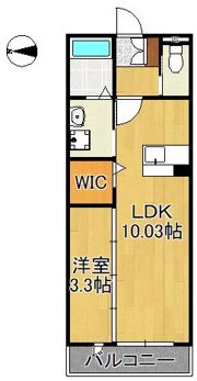 エスサイト行橋の間取り画像